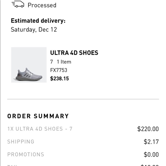 Adidas Ultra 4D NASA Halo Silver - Picture 7 of 9